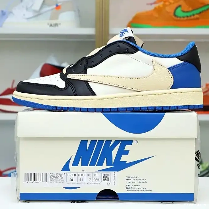 SCOTT 1 FRAGMENT DESIGN JORDAN X Kimikick AIR LOW X TRAVIS 0801